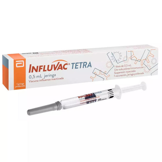 Vacunación con vacuna anti influenza (Influvac Tetra®)