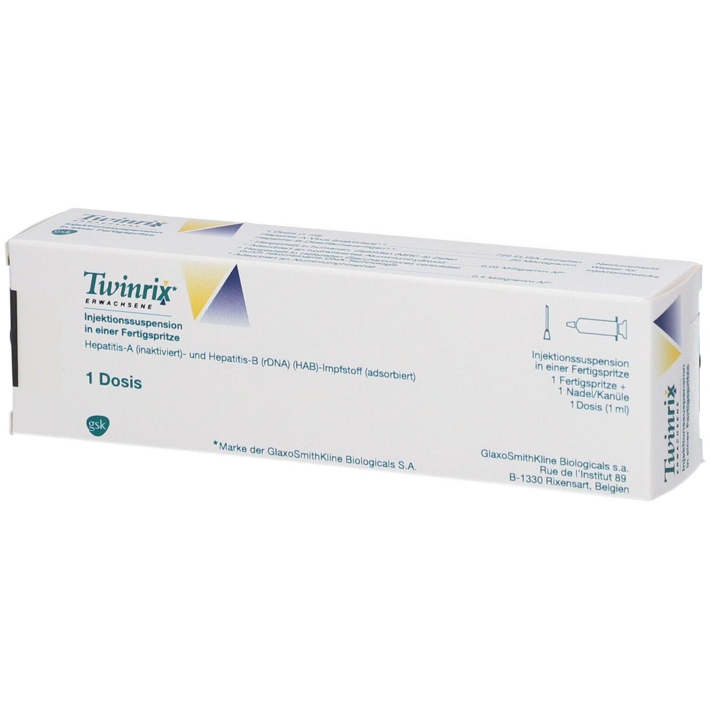 Vacunacion con vacuna anti Hepatitis A y B (Twinrix®)