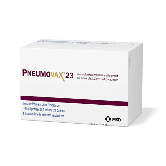 Vacunación con vacuna anti neumococo - streptococcus pneumoniae - (Pneumovax 23®)