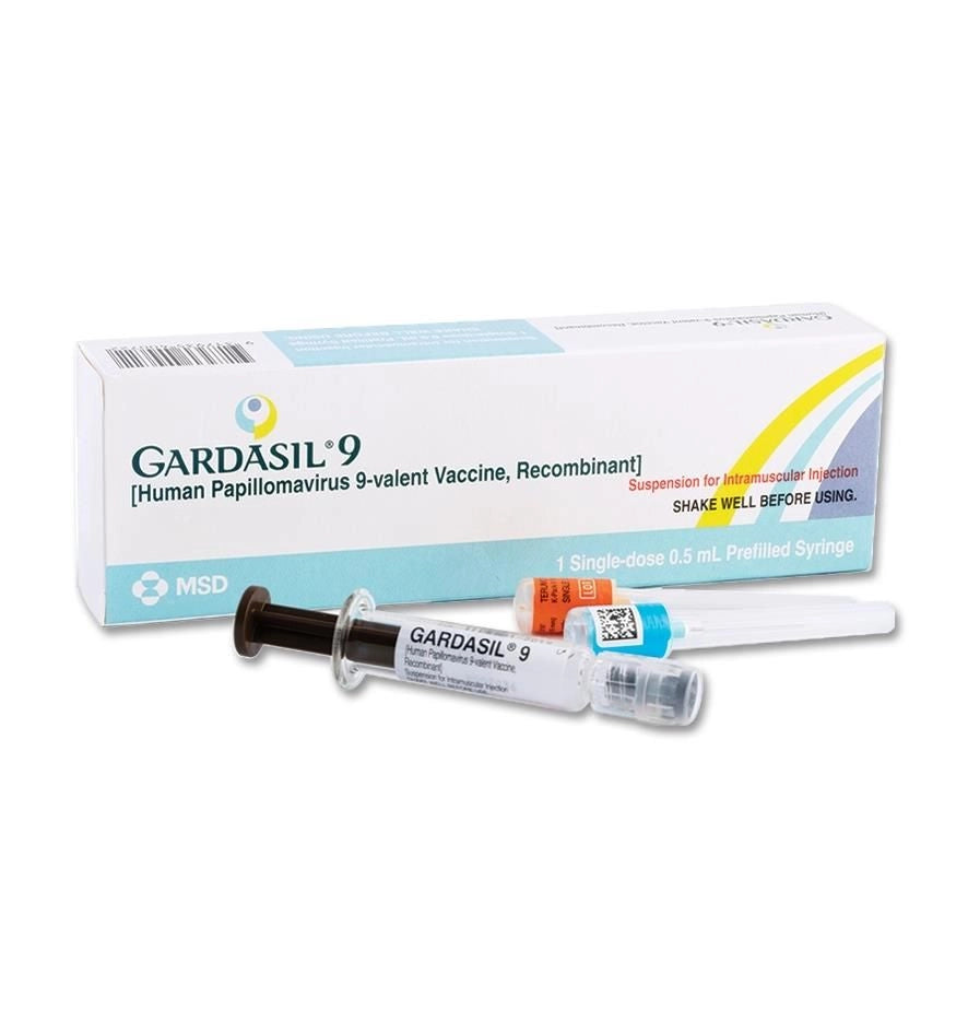 Vacunación con vacuna anti virus papiloma humano VPH (Gardasil 9®)